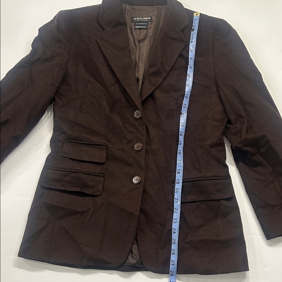 Giorgio Armani Women's Dark Brown Suit Jacket - Picture 14 of 16